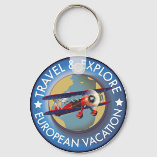 Reizen & Verkennen Europese Vakantie Sleutelhanger