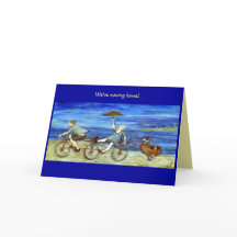 Reizen via Tandem Bicycle Moving Home