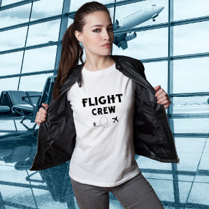 Reizen Vlucht Bemanning Pret Vliegtuig Vliegen Vak T-shirt
