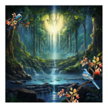 Reizen Waterval Landschappen van onze wereld