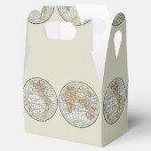 Reizen Wereldbol Map Earth 1916 World Atlas Bedankdoosjes (Geopend)