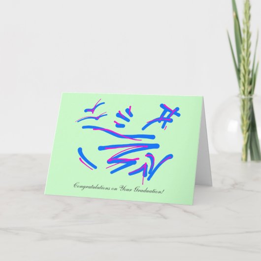 Reizen zijn rivieren, gefeliciteerd met het studer kaart (Voorkant)