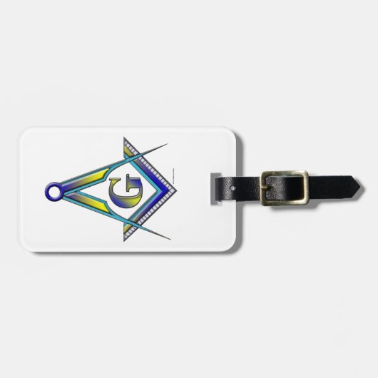 reizend man bagagelabel (Voorkant horizontaal)