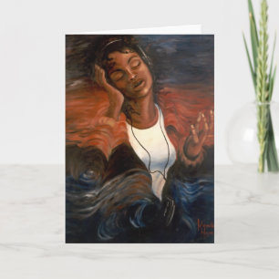 "Reizend zonder" leeg wenskaart Te bewegen Kaart