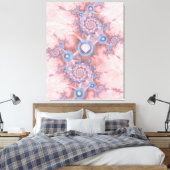 Reizende harten canvas afdruk (Insitu (Slaapkamer))