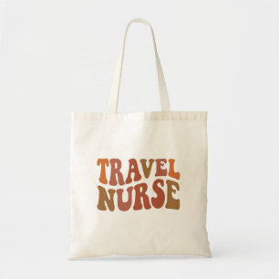 Reizende Verpleegster Retro Golf Typografie Tote Bag