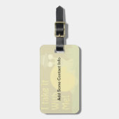 Reizensslak Fun Go Slogan Cartoon Art Bagagelabel (Voorkant verticaal)