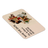 Reizigende Circus Save-the-Date Magneet (Rechterzijde)