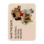 Reizigende Circus Save-the-Date Magneet (Verticaal)