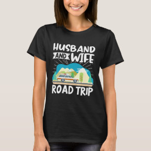 Reiziger Matching Vakantie paar man en vrouw T-shirt