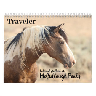 Reiziger van McCullough Peaks Wild Horse Kalender