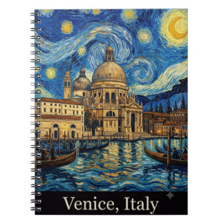 Reiziger Venetië Italië Italiaanse Vakantie Notitieboek