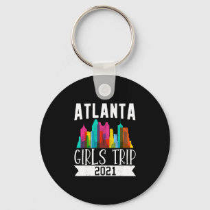 Reiziger Vlucht Vakantie Atlanta Meisjes Trip Wate Sleutelhanger