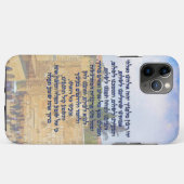 Reizigergebed op Hebreeuwse Tefilat HaDerech Case-Mate iPhone Case (Achterkant (horizontaal))