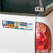 Reizigerreiziger-wereldreiziger Bumpersticker (Op Truck)