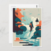 Reizigers  briefkaart (Voorkant / Achterkant)