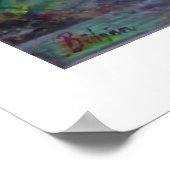 Reizigers in de nacht poster (Hoek)