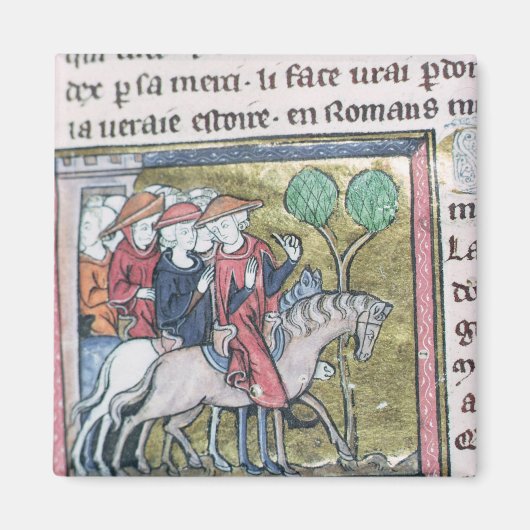 Reizigers uit de Roman de Jules Cesar Magneet (Voorkant)