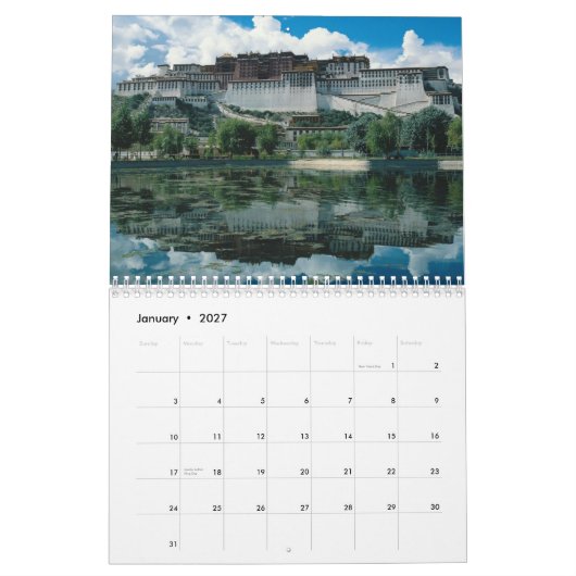Reizigerskalender Kalender (Jan 2027)