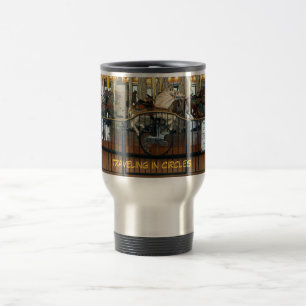 Reizigersmolen in cirkels reisbeker