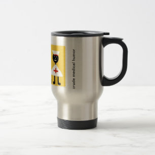 Reizigersmolen voor medische Humor, ruw Reisbeker