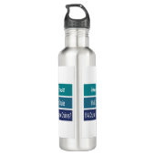 Reizigersreis Funny Quote Waterfles (Achterkant)