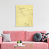 Reizigersreis in Baffin Canvas Afdruk (Insitu (Woonkamer))