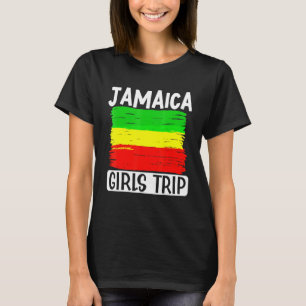 Reizigersvlucht Vakantie Jamaica Meisjes Reizen Vl T-shirt
