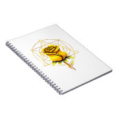 "Rejected Rose Golden Edition Personalized Journal Notitieboek (Rechterzijde)