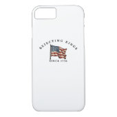 Rejecting Kings Since 1776 America Case-Mate iPhone Case (Achterkant)