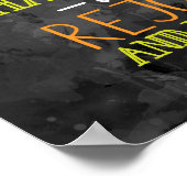 Rejoice and Be Glad Typography Bible Verse Modern Poster (Hoek)