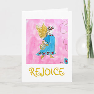 Rejoice Angel - Carte de Noël
