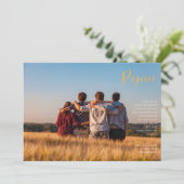 Rejoice Holiday Carte photo religieux (Debout devant)