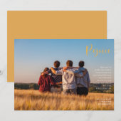 Rejoice Holiday Carte photo religieux (Devant / Derrière)