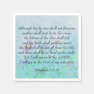 Rejoice in the Lord - Habakkuk 3:17,18 Servet