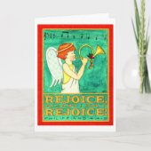 Rejoice kerstKaart Feestdagen Kaart (Voorkant)