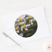 Rejoice Psalm 20-4 Condensed Ronde Sticker (Envelop)