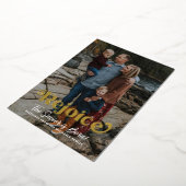 Rejoice Religieux Noël Carte Foil (Rotation)