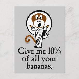 Rejoicing Monkey Briefkaart