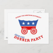 Rejoignez la carte postale Donner Party (Devant / Derrière)