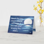 Rejoignez la Lune ! Carte (Fleur jaune)