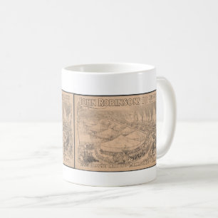 Rejoignez le cirque ! Mug de café en verre dépoli
