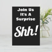 REJOIGNEZ-NOUS ***C'EST UNE SURPRISE*** INVITATION (Debout devant)