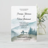 Rejoignez-nous dans les montagnes Invitation (Debout devant)