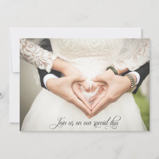 Rejoignez-nous en ce jour spécial, invitation de m (Devant)