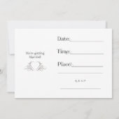 Rejoignez-nous en ce jour spécial, invitation de m (Dos)