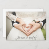 Rejoignez-nous en ce jour spécial, invitation de m (Devant / Derrière)