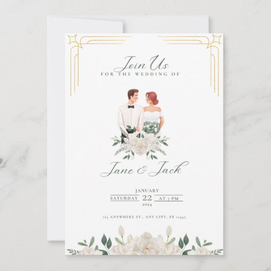 Rejoignez-Nous - Faire-Part de Mariage (Devant)