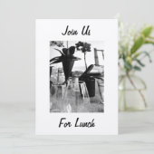 REJOIGNEZ-NOUS POUR LE DÉJEUNER - INVITATION (OU T (Debout devant)