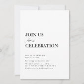 Rejoignez-nous pour une invitation à une fête de c (Devant)
